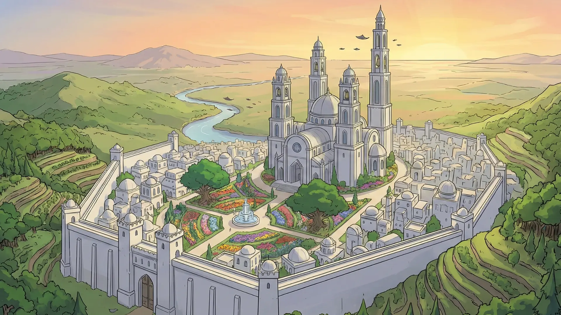 the holy city of Avony